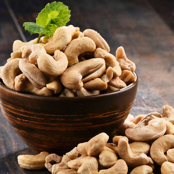 Cashew nuts in a Bowl